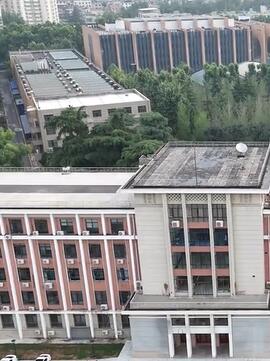 航拍西北工业大学友谊校区