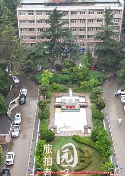 航拍西安工程大学金花校区