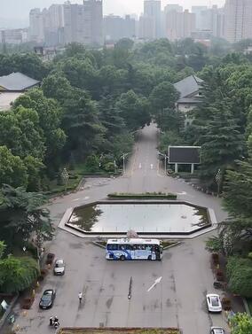 航拍西北大学太白校区