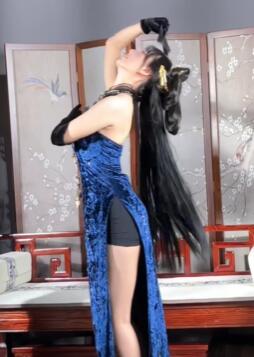 逆水寒旗袍舞直拍【夜泊秦淮】