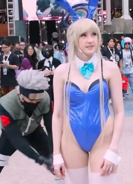 卡卡西参加美国2024动漫展完成COS任务