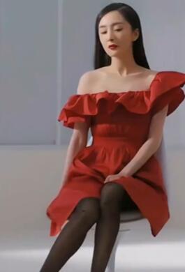 杨幂品彩裤袜广告