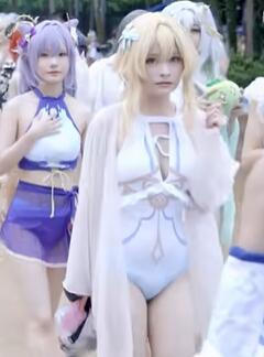 广州长隆原神cos游行抢先版