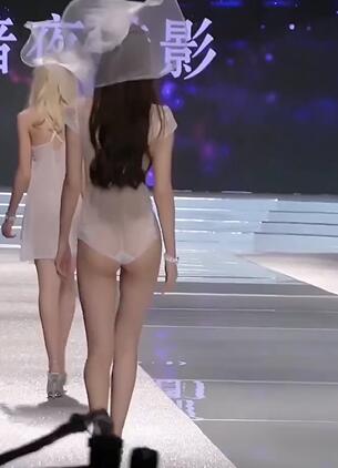快手模特内衣T台走秀86