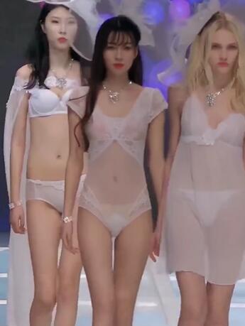 快手模特内衣T台走秀88