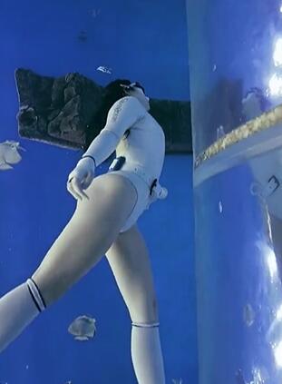 水下拍摄潜水女孩 水中女孩4