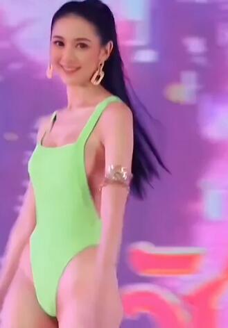 快手精品时尚美女模特T台走秀19