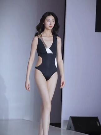 快手精品时尚美女模特T台走秀22