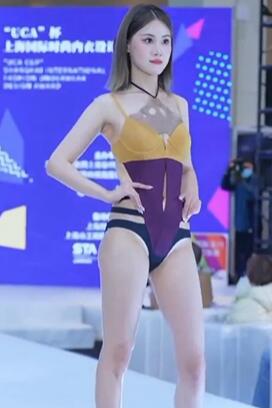 快手精品时尚美女模特T台走秀24