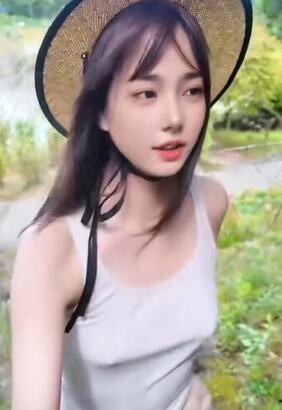 草帽小美女真空包装