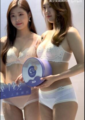 2023SIUF深圳内衣展lingerie show巴蕾宠儿肤白貌美大长腿高质模特內衣秀