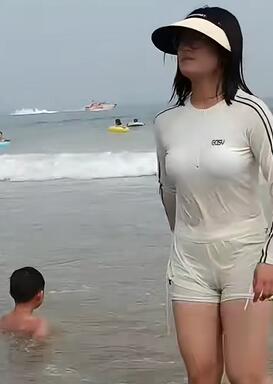 海边风景一起感受大自然的美 海边沙滩