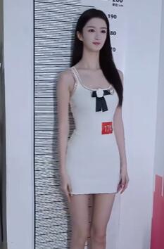 2024车展模特选拔,陈宝月量身高