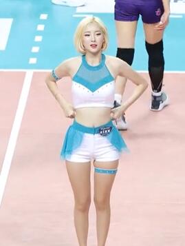 啦啦队小姐姐性感热舞